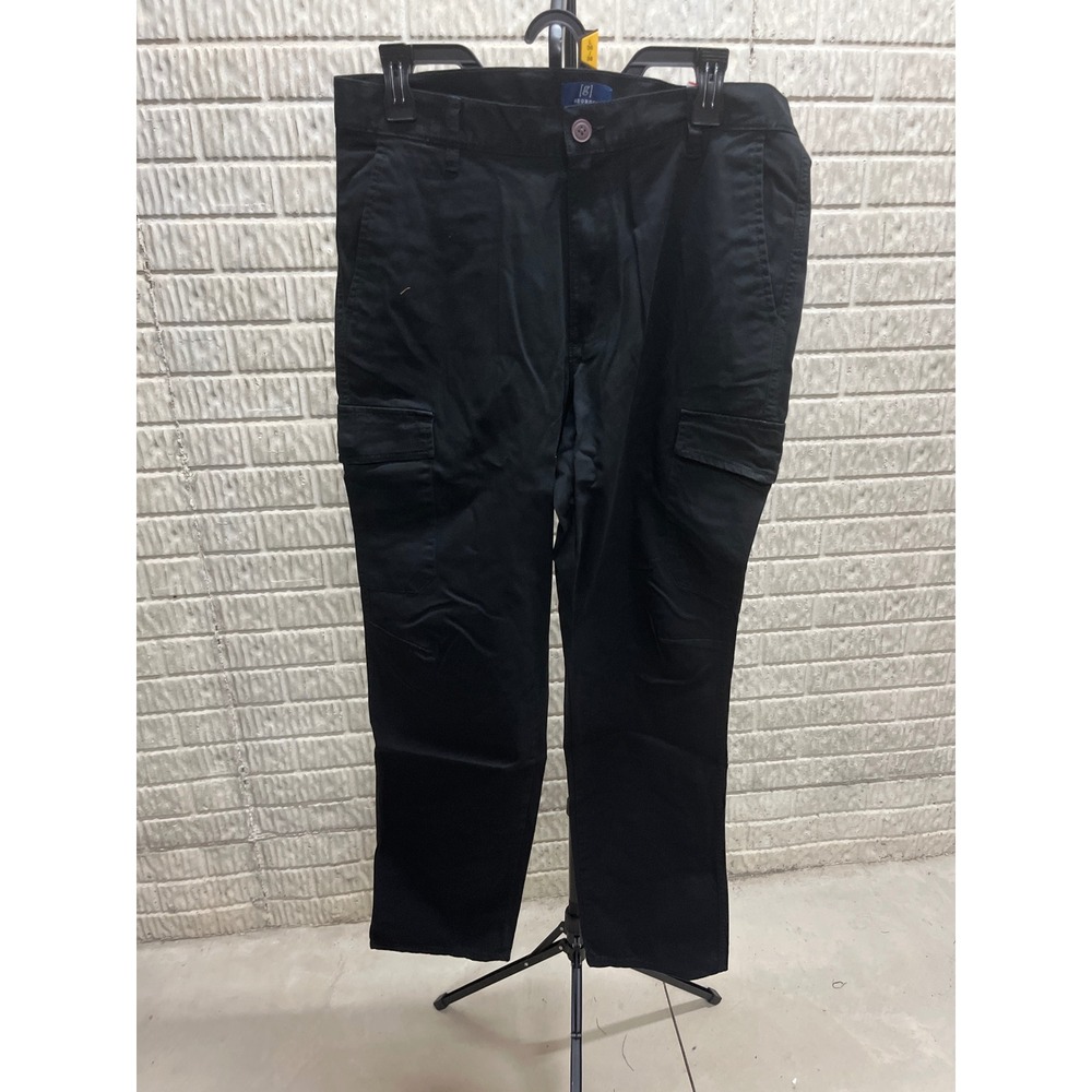 George Mens Fashion‎ Cargo Pants Black Soot Size 32 NWT GE16100149301